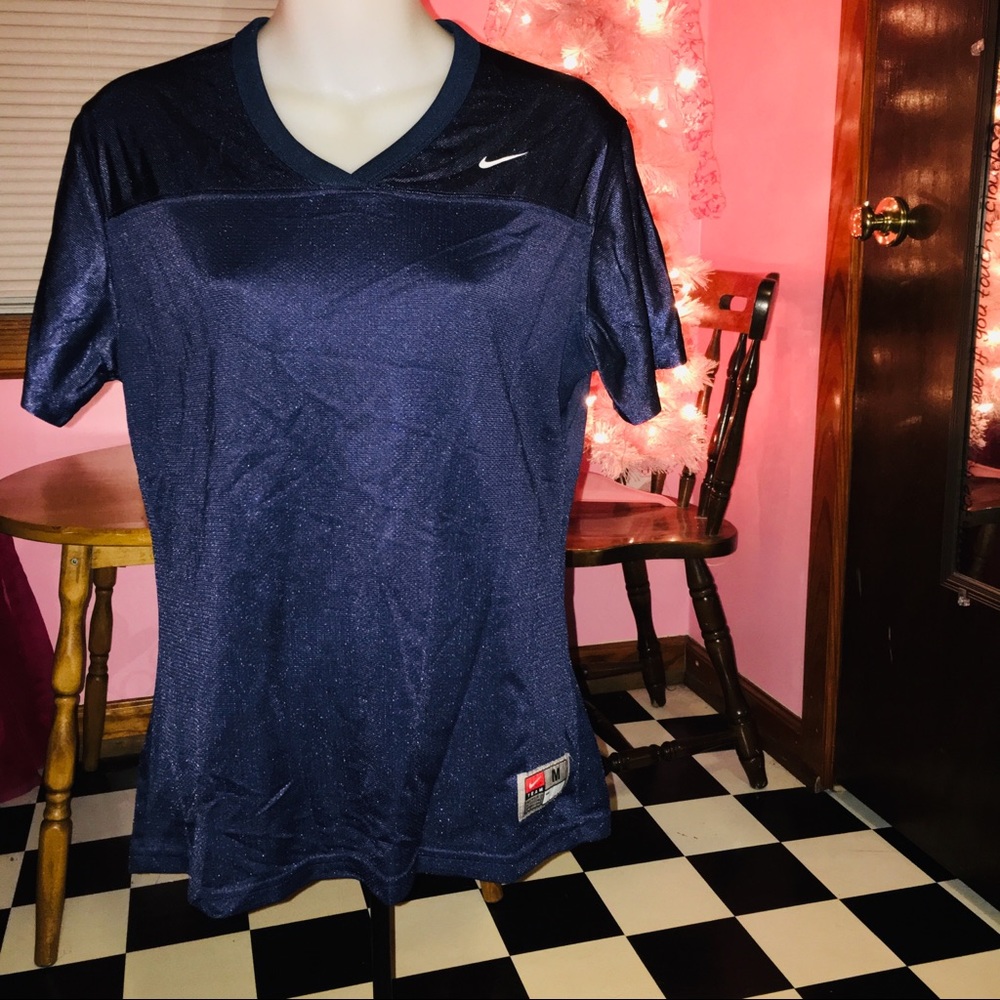LIKE NEW Nike Navy Blue Soccer Jersey Top M Medium